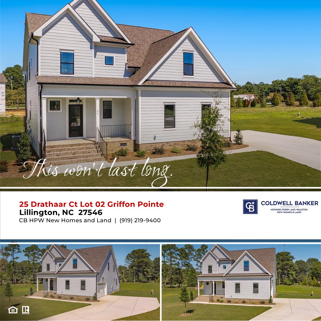 25 Drathaar Ct, Lot 02 Griffon Pointe, Lillington, NC 27546