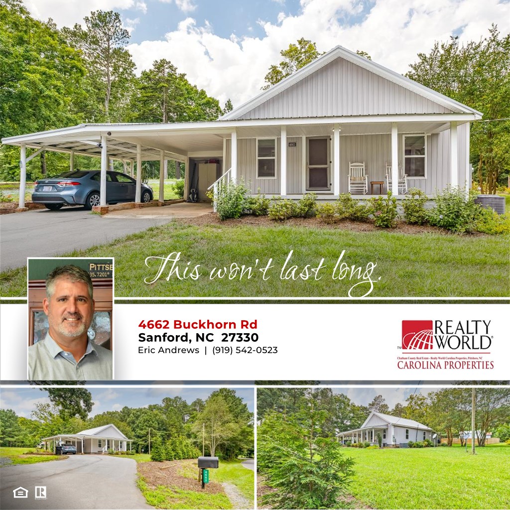 4662 Buckhorn Rd, Sanford, NC 27330