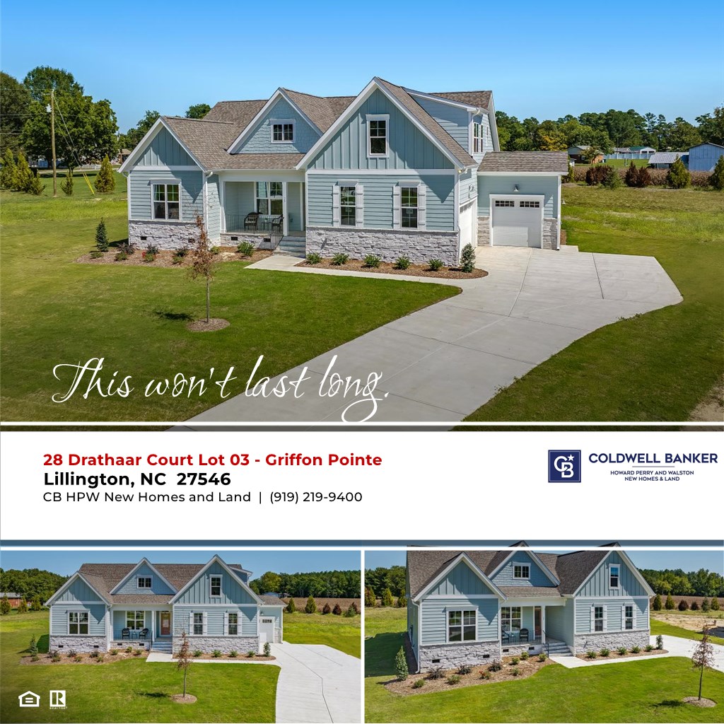 28 Drathaar Court, Lot 03 Griffon Pointe, Lillington, NC 27546
